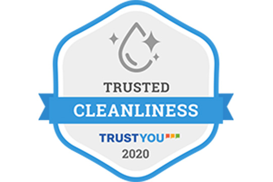 Hotel Ryumeikan Ochanomizu Honten has acquired the “Trusted Cleanliness” badge.